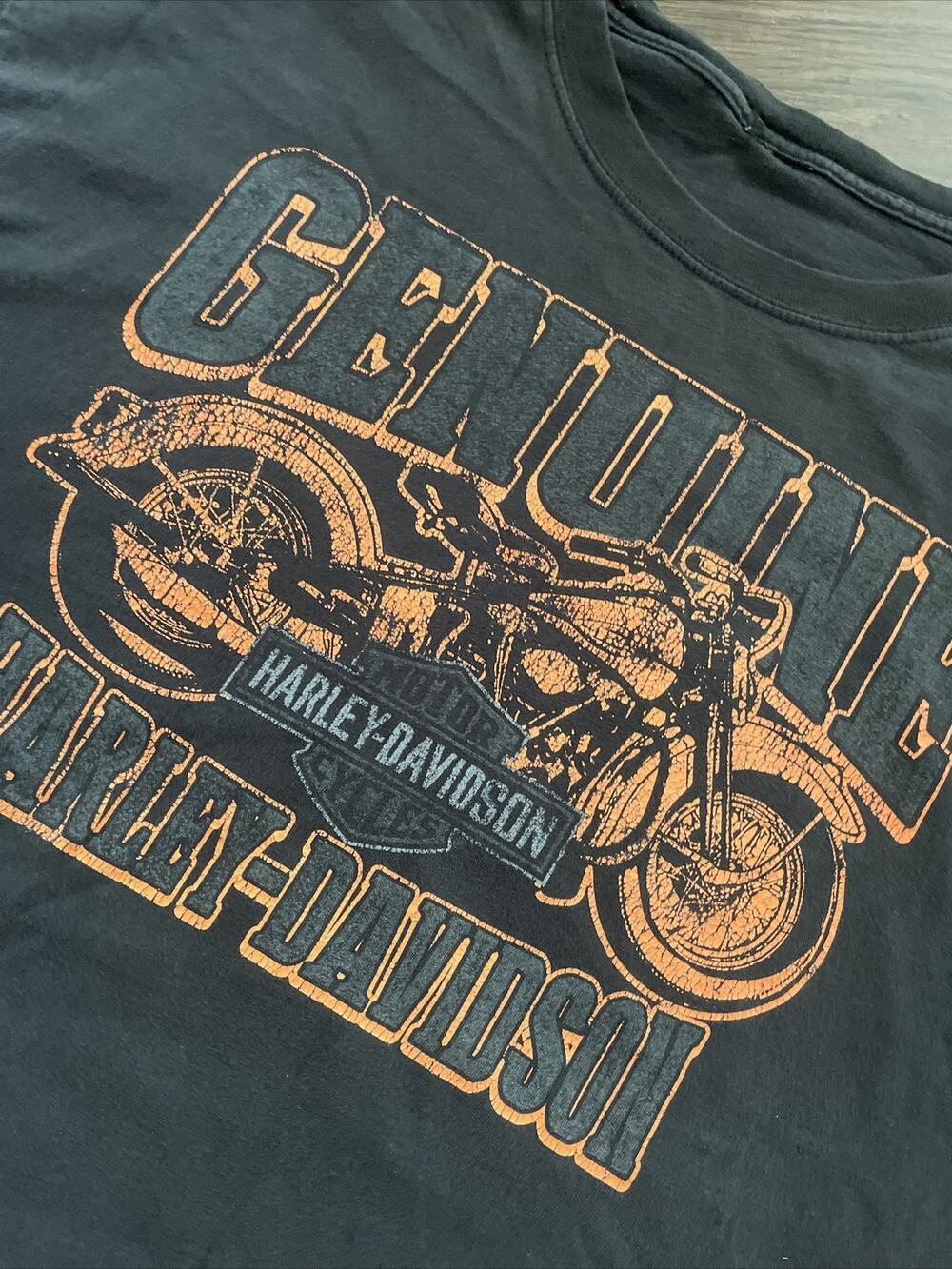 Harley Davidson Motorcycle Racing Temple Texas Black T-Shirt XL armadillo 2011